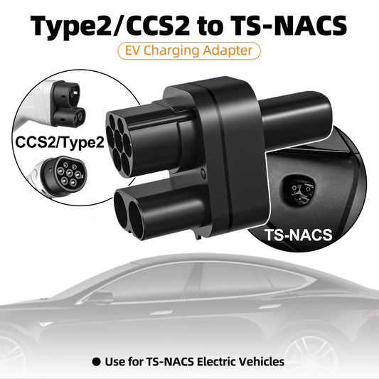 CCS2 to NACS EV Charging Adapter for Tesla | 250kW DC AC Fast Charge