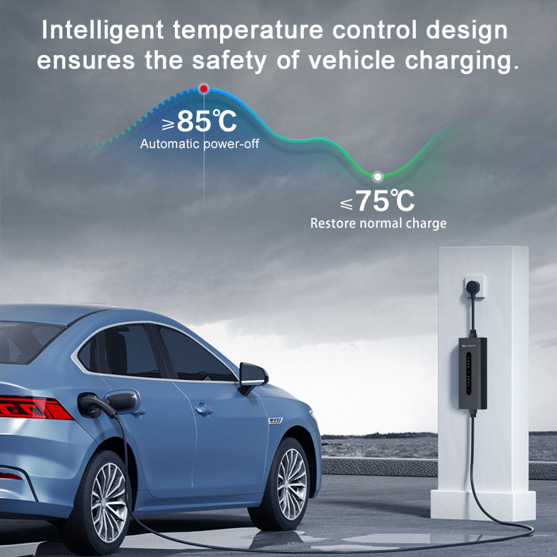 Portable Electric Car Fast Charging Station 7KW/22kW 32A 240V Home EV Charger Station Level 1 /2 Type 1 Portable EV Charger
