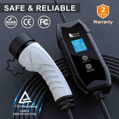 16A EV charger with CE ROHS TUV