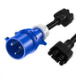 Gen 2 Tesla Mobile Connector Adapter 32A 240V CEE  3-Pin Blue Plug for Model S/3/X/Y