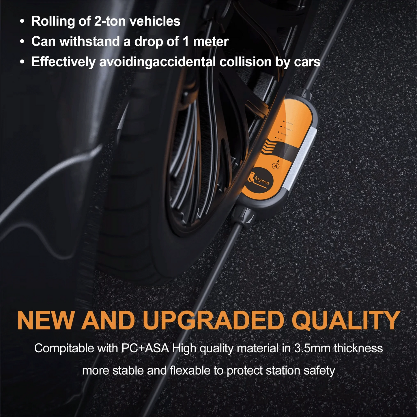 Portable 3.5kW EV Charger 16A AC Charging Travel EV Charger