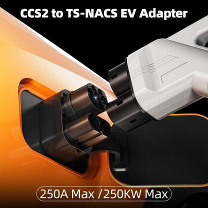 CCS2 to NACS EV Charging Adapter for Tesla | 250kW DC  AC Fast Charge