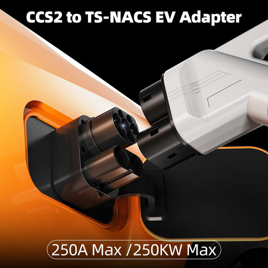 CCS2 to NACS EV Charging Adapter for Tesla | 250kW DC  AC Fast Charge