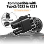 CCS2 to CCS1 EV Charging Adapter 250kW Fast Charge for US EVs in Europe