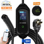 AFEEV 3.5KW/7KW Portable EV Charger for Tesla Model 3/X/Y/S Highland 2024 EVSE Fast Charging Cable CEE Plug Electric Car Wallbox