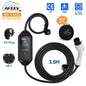 AFEEV 3.5KW 16A Portable EV Charger GBT 20234 Electric Car Battery Charger EVSE Fast Charging Station Wallbox for Chinese Car
