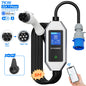 AFEEV 32A EV Charger 1Phase 7KW Type2 Portable Charger APP Control type 1 EV Charger EVSE GB/T Charging Cable for Electric Car