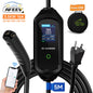 AFEEV 3.5KW/7KW Portable EV Charger for Tesla Model 3/X/Y/S Highland 2024 EVSE Fast Charging Cable CEE Plug Electric Car Wallbox
