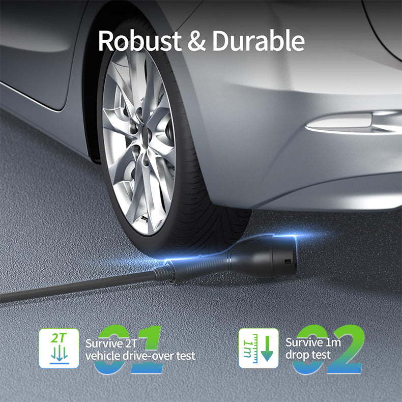 Portable Electric Car Fast Charging Station 7KW/22kW 32A 240V Home EV Charger Station Level 1 /2  Type 1 Portable EV Charger
