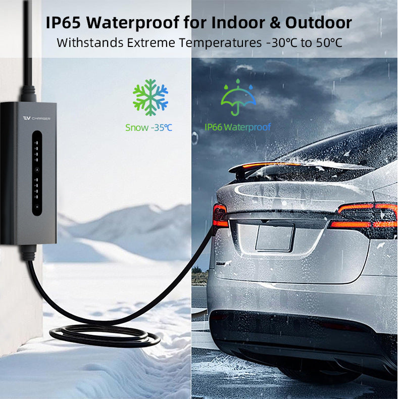 Portable Electric Car Fast Charging Station 7KW/22kW 32A 240V Home EV Charger Station Level 1 /2  Type 1 Portable EV Charger