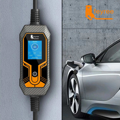 Portable 7kW EV Charger 32A Fast Charging